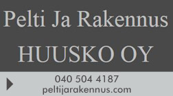 Pelti ja Rakennus Huusko Oy logo